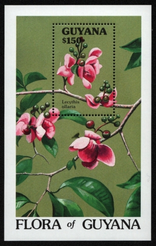 Guyana 1990 - Mi-Nr. Block 114 ** - MNH - Blüten / Blossoms
