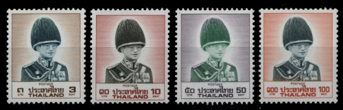 Thailand 1988 - Mi-Nr. 1279-1282 ** - MNH - König Bhumibol