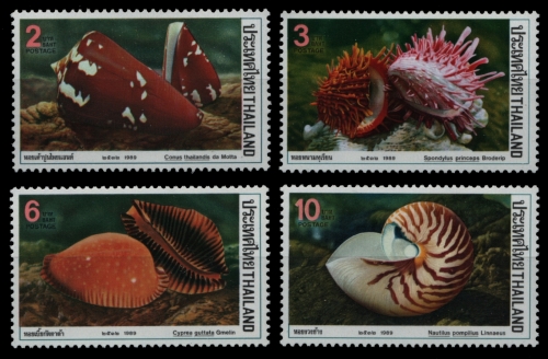 Thailand 1989 - Mi-Nr. 1311-1314 ** - MNH - Meeresleben / Marine life