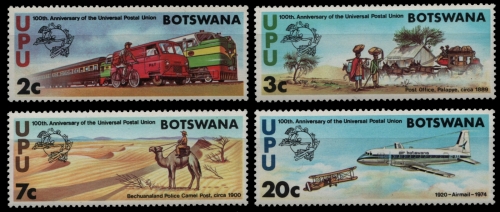 Botswana 1974 - Mi-Nr. 110-113 ** - MNH - UPU