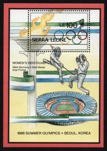 Sierra Leone 1989 - Mi-Nr. Block 97 ** - MNH - Olympia Seoul