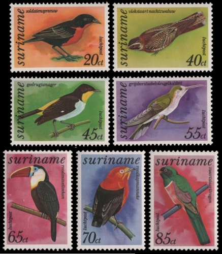Surinam 1977 - Mi-Nr. 781-787 ** - MNH - Vögel / Birds