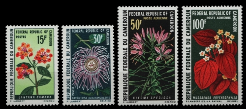 Kamerun 1970 - Mi-Nr. 606-609 ** - MNH - Blumen / Flowers