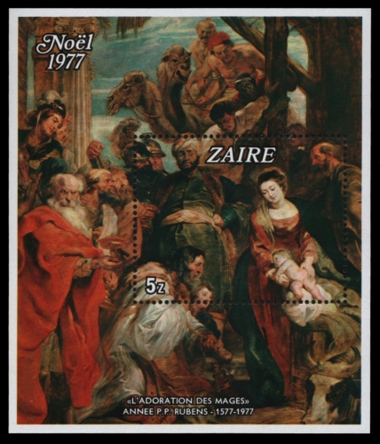 Kongo-Zaire 1977 - Mi-Nr. Block 16 ** - MNH - Weihnachten / X-mas