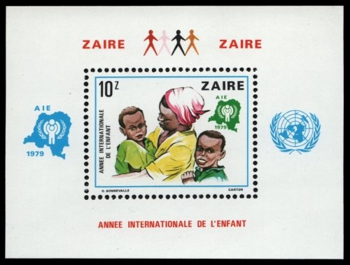 Kongo-Zaire 1979 - Mi-Nr. Block 29 ** - MNH - Jahr des Kindes