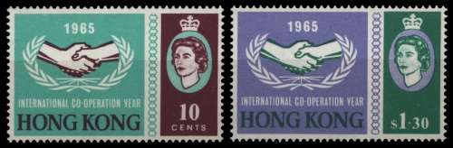 Hongkong 1965 - Mi-Nr. 216-217 ** - MNH - UNO