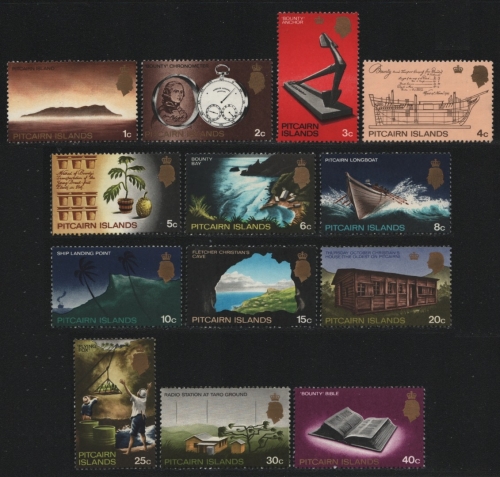 Pitcairn 1969 - Mi-Nr. 97-109 ** - MNH - Freimarken / Definitives