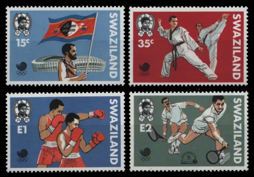 Swaziland 1988 - Mi-Nr. 544-547 ** - MNH - Olympia Seoul