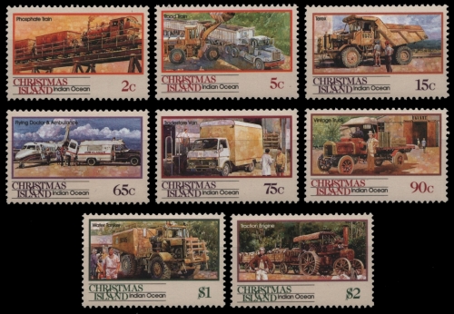Weihnachtsinsel 1990 - Mi-Nr. 312-319 ** - MNH - Transport