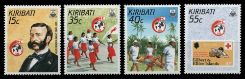 Kiribati 1988 - Mi-Nr. 502-505 ** - MNH - Rotes Kreuz / Red cross