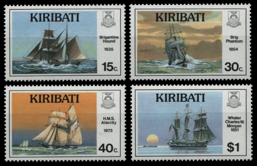 Kiribati 1988 - Mi-Nr. 513-516 ** - MNH - Schiffe / Ships