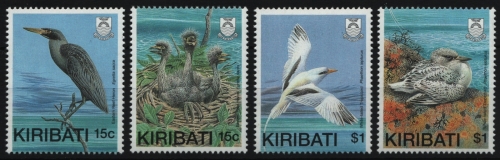 Kiribati 1989 - Mi-Nr. 517-520 ** - MNH - Vögel / Birds