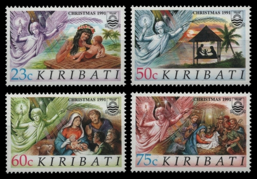 Kiribati 1991 - Mi-Nr. 578-581 ** - MNH - Weihnachten / X-mas