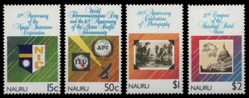 Nauru 1989 - Mi-Nr. 361-364 ** - MNH - Ereignisse