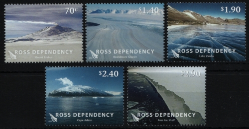 Ross-Gebiet 2012 - Mi-Nr. 129-133 ** - MNH - Landschaften & Natur