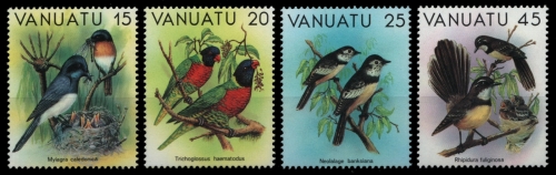 Vanuatu 1982 - Mi-Nr. 617-620 ** - MNH - Vögel / Birds