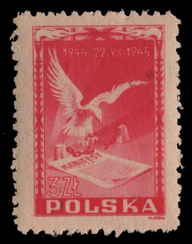 Polen 1945 - Mi-Nr. 406 ** - MNH - Julimanifest