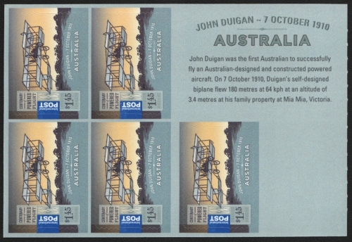 Australien 2010 - Mi-Nr. 3352 ** - MNH - Folienblatt - Flugzeuge / Airplanes