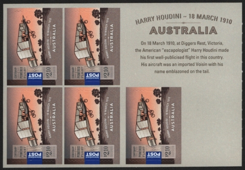Australien 2010 - Mi-Nr. 3353 ** - MNH - Folienblatt - Flugzeuge / Airplanes