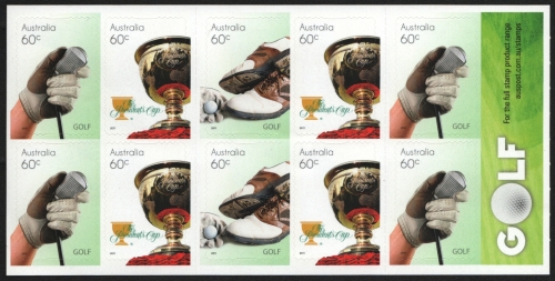 Australien 2011 - Mi-Nr. 3615-3617 ** - MNH - Markenheft 492 - Golf