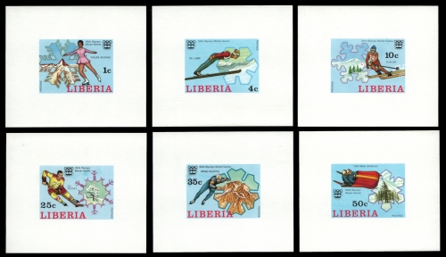 Liberia 1976 - Mi-Nr. 980-985 B ** - MNH - Luxusblocks - Olympia Innsbruck