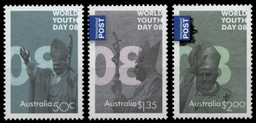 Australien 2008 - Mi-Nr. 2941-2943 ** - MNH - Papst Benedikt XVI