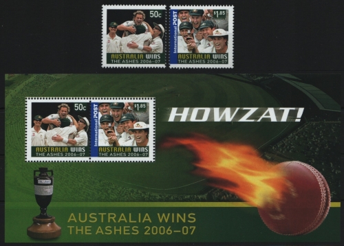 Australien 2007 - Mi-Nr. 2751-2752 & Block 67 ** - MNH - Kricket
