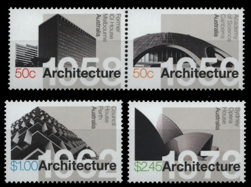 Australien 2007 - Mi-Nr. 2858-2861 A ** - MNH - Architektur