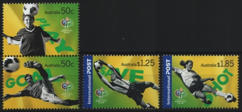 Australien 2006 - Mi-Nr. 2661-2664 ** - MNH - Fußball / Soccer (I)