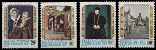 Obervolta 1970 - Mi-Nr. 312-315 ** - MNH - Gemälde / Paintings