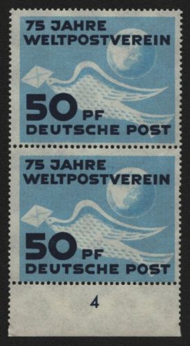 DDR 1949 - Mi-Nr. 242 ** - MNH - Paar - senkrecht