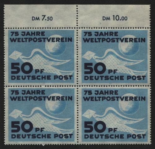 DDR 1949 - Mi-Nr. 242 ** - MNH - Viererblock