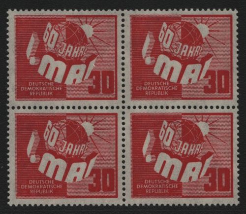 DDR 1950 - Mi-Nr. 250 ** - MNH - Viererblock