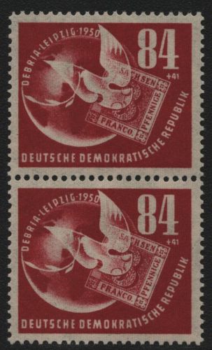 DDR 1950 - Mi-Nr. 260 ** - MNH - Paar - senkrecht