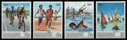 Barbados 1988 - Mi-Nr. 701-704 ** - MNH - Olympia Seoul