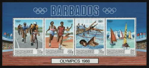 Barbados 1988 - Mi-Nr. Block 23 ** - MNH - Olympia Seoul