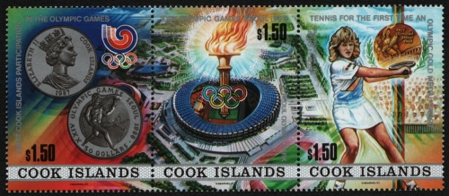 Cook-Inseln 1988 - Mi-Nr. 1256-1258 ** - MNH - Olympia Seoul
