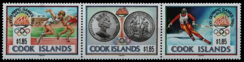 Cook-Inseln 1990 - Mi-Nr. 1307-1309 ** - MNH - Olympia Barcelona