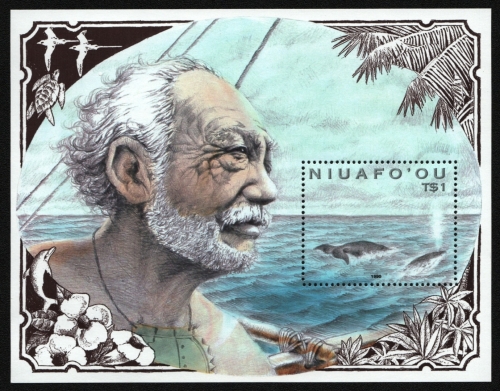 Niuafo'ou-Insel 1990 - Mi-Nr. Block 10 I ** - MNH - Wale / Whales