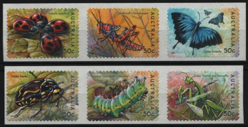 Australien 2003 - Mi-Nr. 2265-2270 ** - MNH - Insekten / Insects