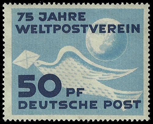 DDR 1949 - Mi-Nr. 242 ** - MNH - mit herstellungsbedingten Kalanderbügen