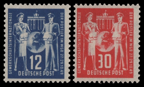 DDR 1949 - Mi-Nr. 243-244 ** - MNH