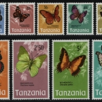 Tansania 1973 - Mi-Nr. 35-49 ** - MNH - Schmetterlinge / Butterflies (III)
