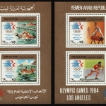 Jemen-Arabische Republik 1985 - Mi-Nr. Block A & B 239 ** - MNH - Olympia