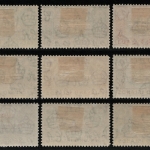 Falkland - Graham Land 1944 - Mi-Nr. A 1-8 & A 6 var. * - MH - König George VI