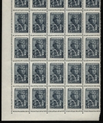 Russia / Sowjetunion 1955 - Mi-Nr. 1333 I III ** - MNH - 25er-Block - Flieger