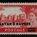 Qatar 1957 - Mi-Nr. 13-15 I ** - MNH - Burgen - Queen Elizabeth (II)