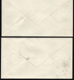 Vietnam 1963 - Mi-Nr. 265-267 & 265-267 U - 2 FDC - Raumfahrt / Space