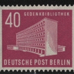 Berlin 1954 - Mi-Nr. 121-123 ** - MNH - Bauten III (III)