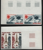 St. Pierre & Miquelon 1970 - Mi-Nr. 453-454 ** - MNH - ungez. / imp - Paar